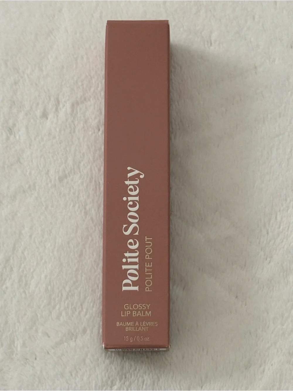 Polite Society Polite Pout Glossy Lip Balm - Shade Tiramisu